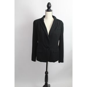 Women’s A.N.D. Away Black Structured Blazer – Size 8